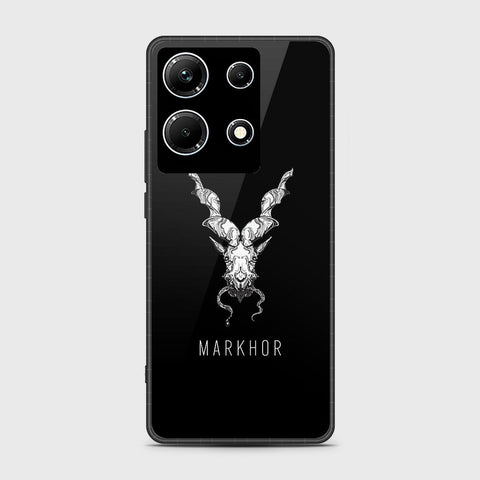 Infinix Note 30 VIP Cover- Markhor Series - HQ Ultra Shine Premium Infinity Glass Soft Silicon Borders Case