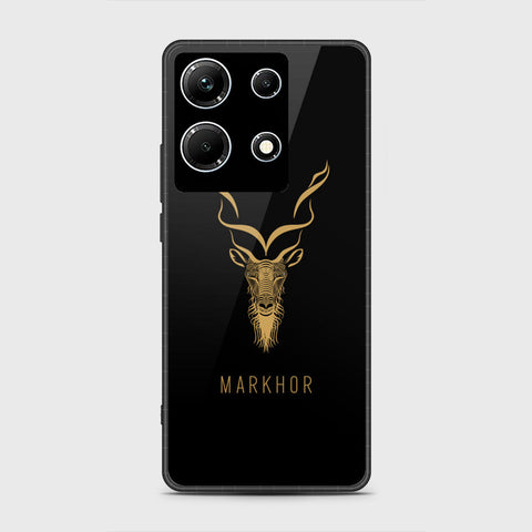 Infinix Note 30 VIP Cover- Markhor Series - HQ Ultra Shine Premium Infinity Glass Soft Silicon Borders Case