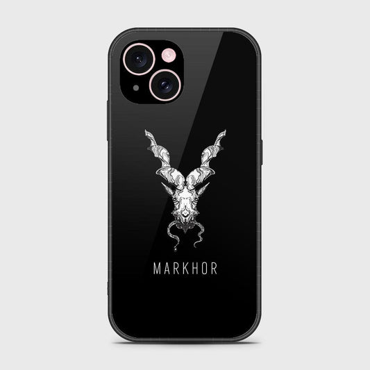 iPhone 15 Cover- Markhor Series - HQ Ultra Shine Premium Infinity Glass Soft Silicon Borders Case (Fast Delivery) (H)