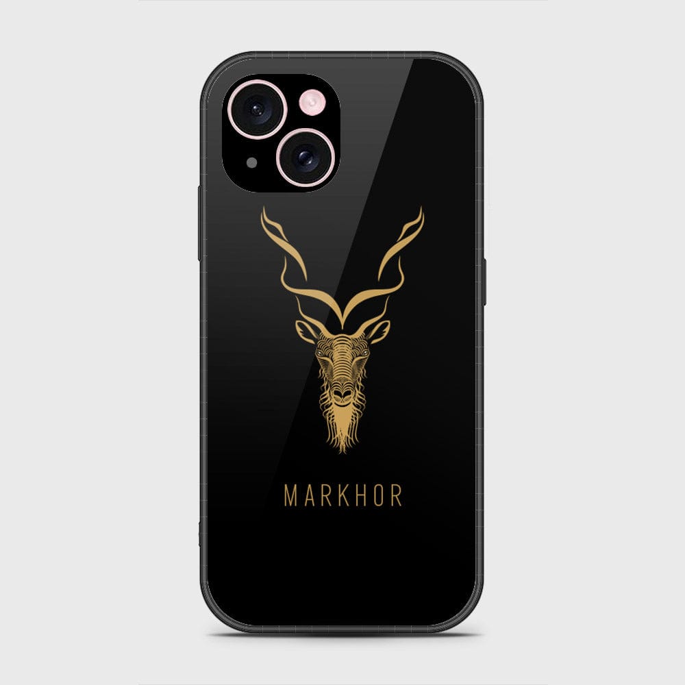 iPhone 15 Cover- Markhor Series - HQ Ultra Shine Premium Infinity Glass Soft Silicon Borders Case (Fast Delivery)