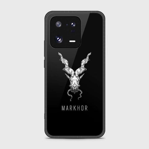 Xiaomi 13 Pro Cover- Markhor Series - HQ Ultra Shine Premium Infinity Glass Soft Silicon Borders Case