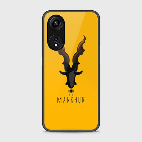 Oppo A1 Pro  Cover- Markhor Series - HQ Ultra Shine Premium Infinity Glass Soft Silicon Borders Case