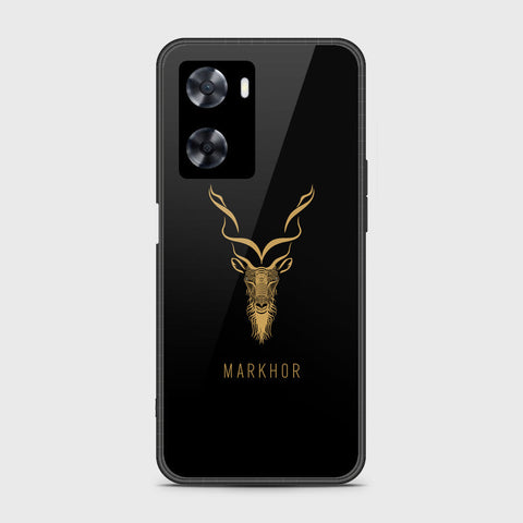 Oppo A77s Cover - Markhor Series - HQ Ultra Shine Premium Infinity Glass Soft Silicon Borders Case