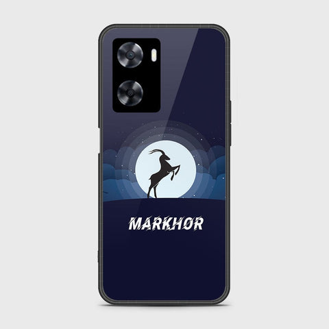 Oppo A57s Cover - Markhor Series - HQ Ultra Shine Premium Infinity Glass Soft Silicon Borders Case