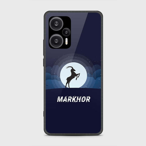 Xiaomi Redmi Note 12 Turbo  Cover- Markhor Series - HQ Ultra Shine Premium Infinity Glass Soft Silicon Borders Case