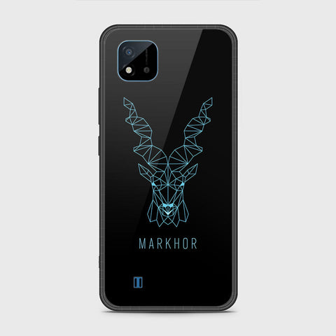 Realme Narzo 50i Cover- Markhor Series - HQ Ultra Shine Premium Infinity Glass Soft Silicon Borders Case