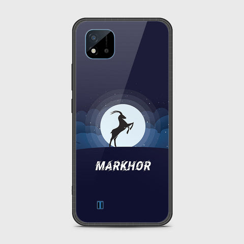 Realme Narzo 50i Cover- Markhor Series - HQ Ultra Shine Premium Infinity Glass Soft Silicon Borders Case