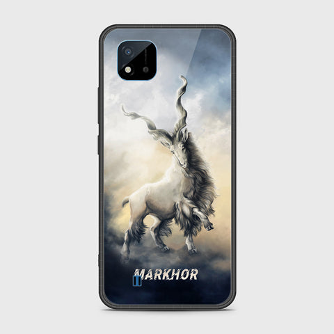 Realme Narzo 50i Cover- Markhor Series - HQ Ultra Shine Premium Infinity Glass Soft Silicon Borders Case