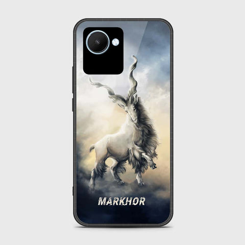 Realme C30s Cover- Markhor Series - HQ Ultra Shine Premium Infinity Glass Soft Silicon Borders Case