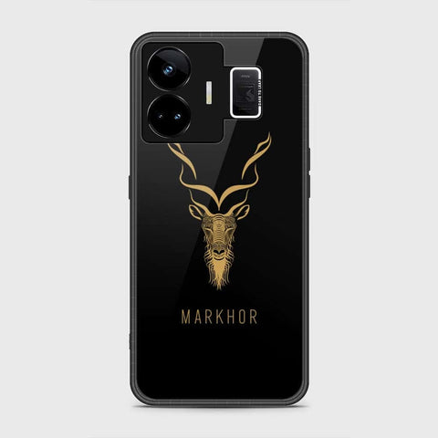 Realme GT3 Cover- Markhor Series - HQ Ultra Shine Premium Infinity Glass Soft Silicon Borders Case