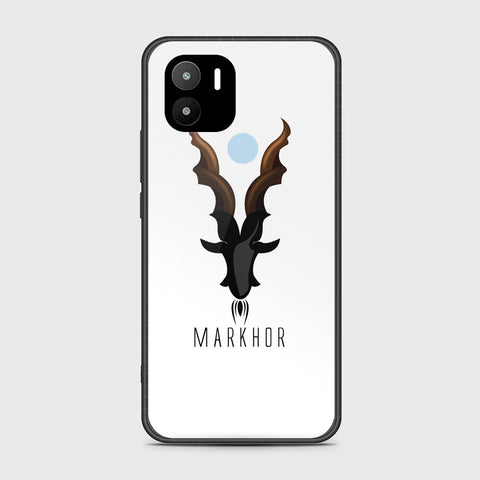 Xiaomi Redmi A1 Plus Cover - Markhor Series - HQ Ultra Shine Premium Infinity Glass Soft Silicon Borders Case