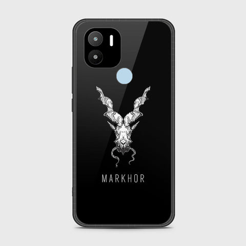 Xiaomi Redmi A1 Plus Cover - Markhor Series - HQ Ultra Shine Premium Infinity Glass Soft Silicon Borders Case