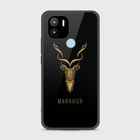 Xiaomi Redmi A1 Plus Cover - Markhor Series - HQ Ultra Shine Premium Infinity Glass Soft Silicon Borders Case