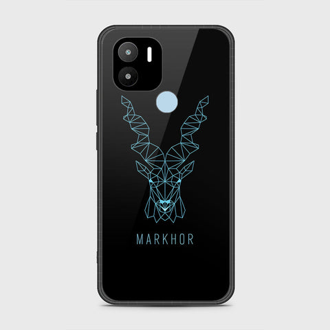 Xiaomi Redmi A1 Plus Cover - Markhor Series - HQ Ultra Shine Premium Infinity Glass Soft Silicon Borders Case