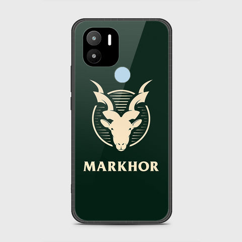 Xiaomi Redmi A1 Plus Cover - Markhor Series - HQ Ultra Shine Premium Infinity Glass Soft Silicon Borders Case