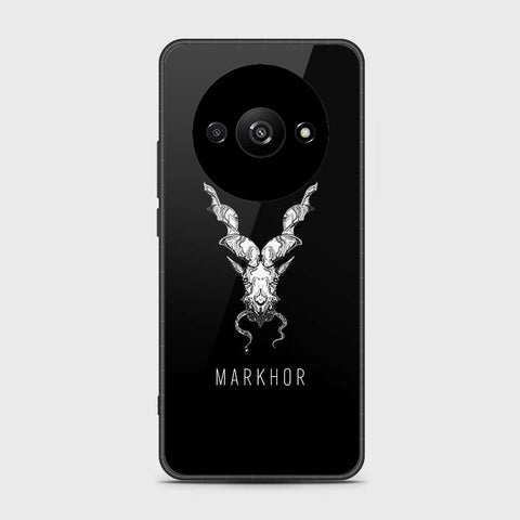 Xiaomi Redmi A3 Cover- Markhor Series - HQ Ultra Shine Premium Infinity Glass Soft Silicon Borders Case