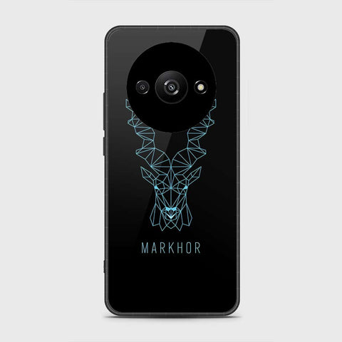 Xiaomi Redmi A3 Cover- Markhor Series - HQ Ultra Shine Premium Infinity Glass Soft Silicon Borders Case