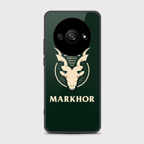 Xiaomi Redmi A3 Cover- Markhor Series - HQ Ultra Shine Premium Infinity Glass Soft Silicon Borders Case