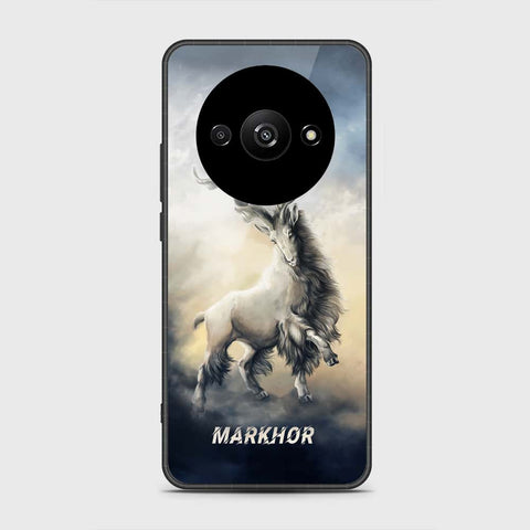 Xiaomi Redmi A3 Cover- Markhor Series - HQ Ultra Shine Premium Infinity Glass Soft Silicon Borders Case