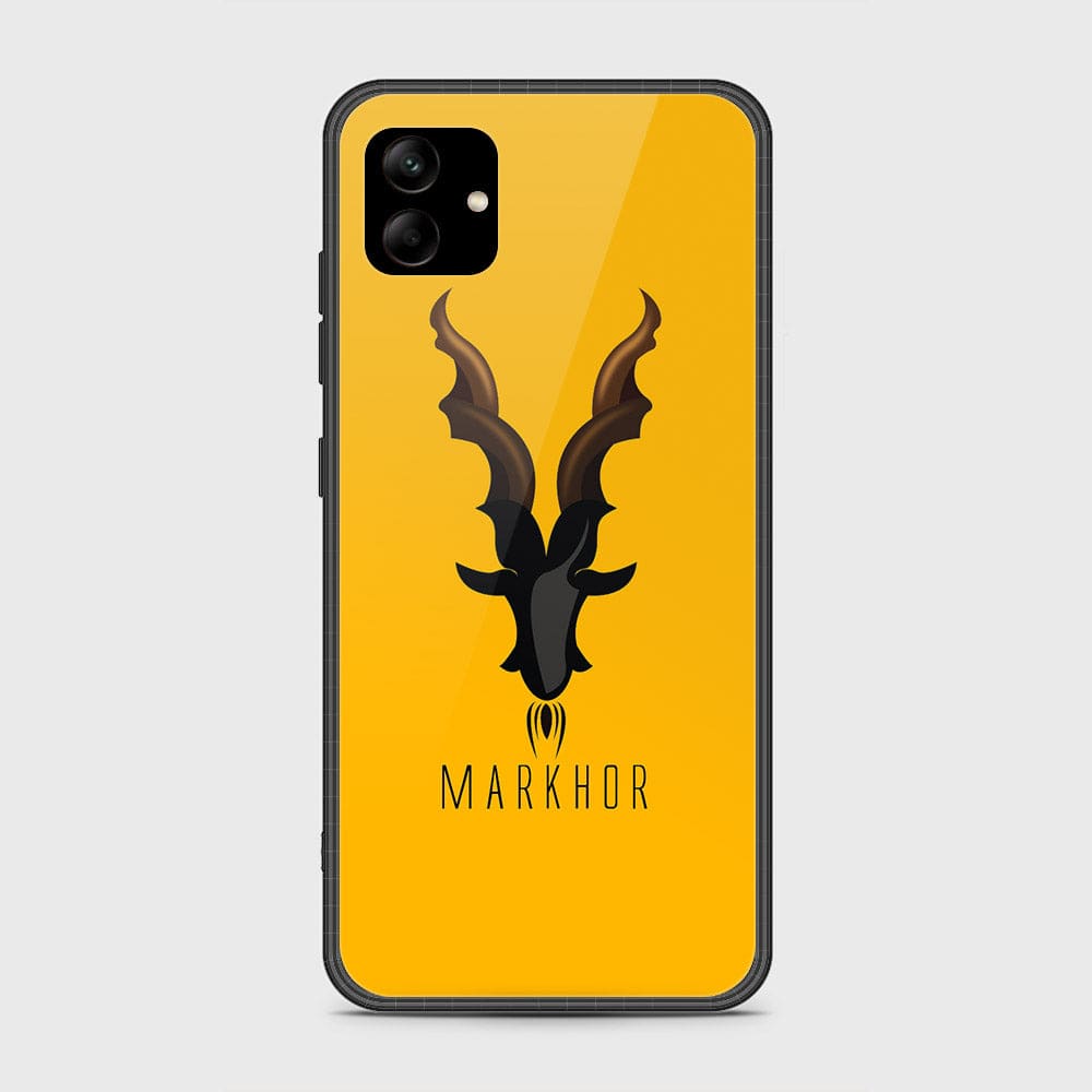 Samsung Galaxy A04 Cover- Markhor Series - HQ Ultra Shine Premium Infinity Glass Soft Silicon Borders Case