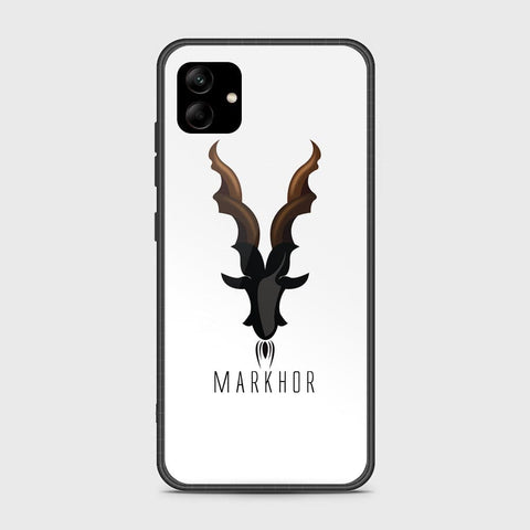 Samsung Galaxy A04 Cover- Markhor Series - HQ Ultra Shine Premium Infinity Glass Soft Silicon Borders Case