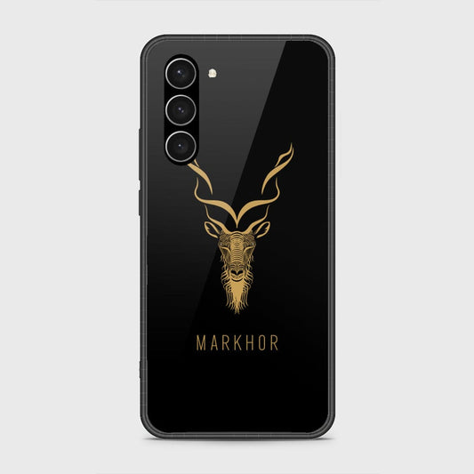 Samsung Galaxy S23 5G Cover - Markhor Series - D65 - HQ Ultra Shine Premium Infinity Glass Soft Silicon Borders Case ( Fast Delivery )