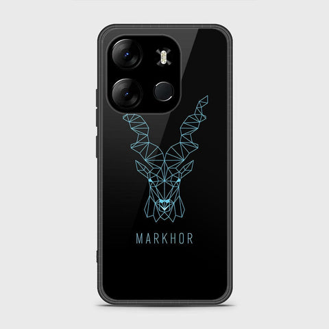 Infinix Smart 7 Cover- Markhor Series - HQ Ultra Shine Premium Infinity Glass Soft Silicon Borders Case