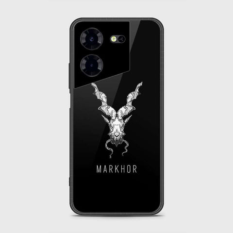 Tecno Pova 5 Pro Cover- Markhor Series - HQ Ultra Shine Premium Infinity Glass Soft Silicon Borders Case