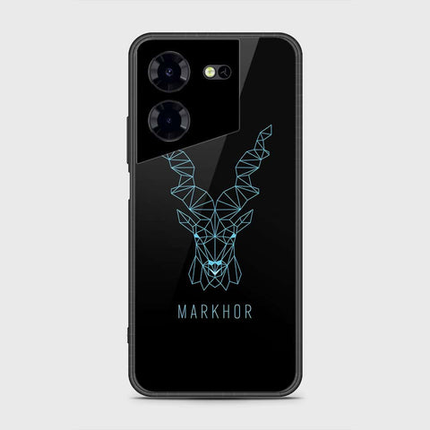 Tecno Pova 5 Pro Cover- Markhor Series - HQ Ultra Shine Premium Infinity Glass Soft Silicon Borders Case