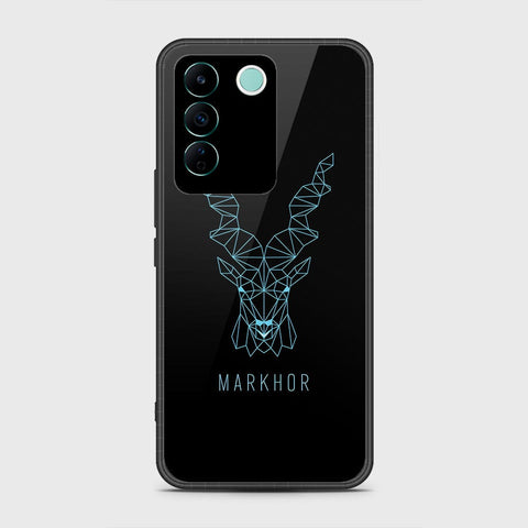 Vivo V27e Cover- Markhor Series - HQ Ultra Shine Premium Infinity Glass Soft Silicon Borders Case