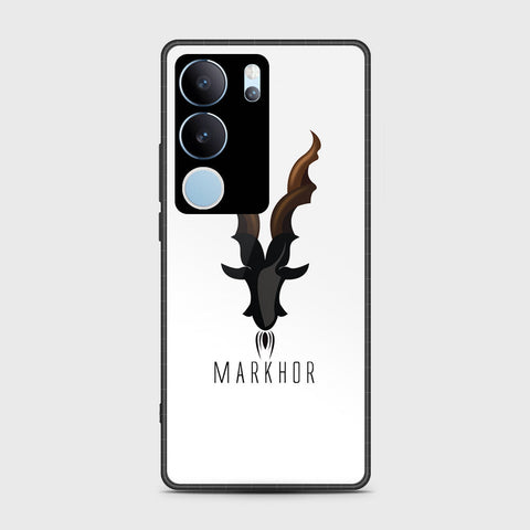 Vivo V29 Pro Cover- Markhor Series - HQ Ultra Shine Premium Infinity Glass Soft Silicon Borders Case