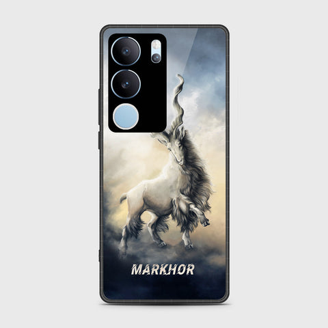 Vivo V29 Cover- Markhor Series - HQ Ultra Shine Premium Infinity Glass Soft Silicon Borders Case