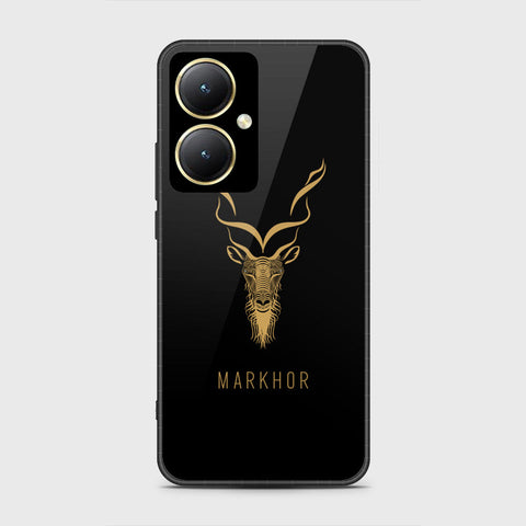 Vivo Y35m Plus Cover- Markhor Series - HQ Ultra Shine Premium Infinity Glass Soft Silicon Borders Case