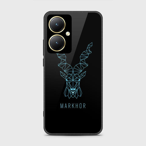 Vivo Y35m Plus Cover- Markhor Series - HQ Ultra Shine Premium Infinity Glass Soft Silicon Borders Case