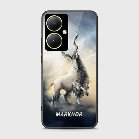 Vivo Y35m Plus Cover- Markhor Series - HQ Ultra Shine Premium Infinity Glass Soft Silicon Borders Case