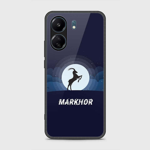 Xiaomi Poco C65 Cover- Markhor Series - HQ Ultra Shine Premium Infinity Glass Soft Silicon Borders Case