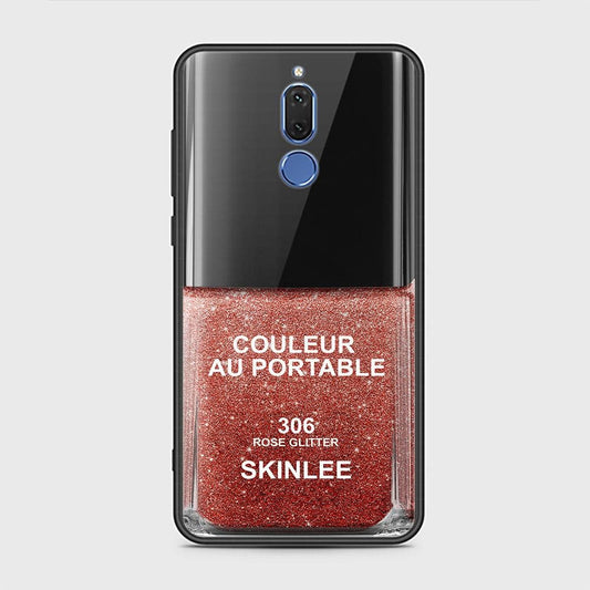Huawei Mate 10 Lite Cover - Couleur Au Portable Series - HQ Ultra Shine Premium Infinity Glass Soft Silicon Borders Case