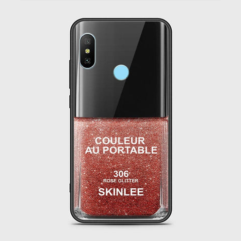 Xiaomi Mi A2 Cover - Couleur Au Portable Series - HQ Ultra Shine Premium Infinity Glass Soft Silicon Borders Case