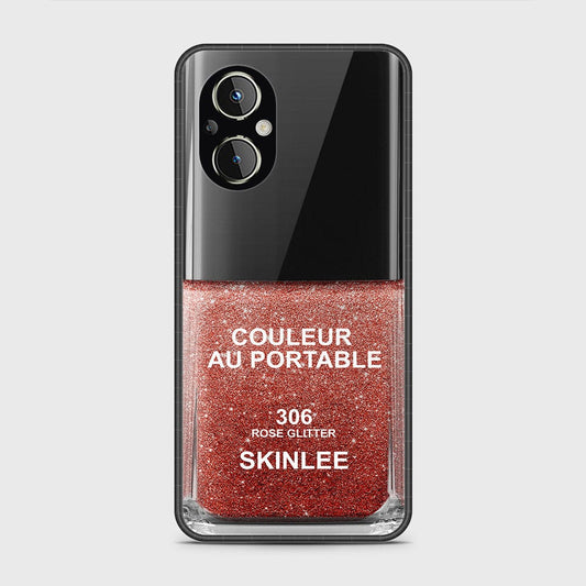 Oppo Reno 7Z 5G Cover- Couleur Au Portable Series - HQ Ultra Shine Premium Infinity Glass Soft Silicon Borders Case