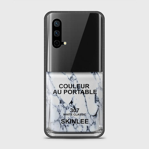 OnePlus Nord CE 5G Cover- Couleur Au Portable Series - HQ Ultra Shine Premium Infinity Glass Soft Silicon Borders Case