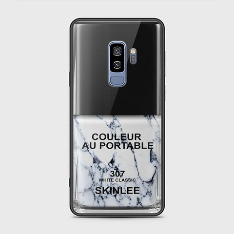 Samsung Galaxy S9 Plus Cover - Couleur Au Portable Series - HQ Ultra Shine Premium Infinity Glass Soft Silicon Borders Case