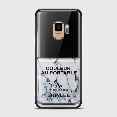 Samsung Galaxy S9 Cover - Couleur Au Portable Series - HQ Ultra Shine Premium Infinity Glass Soft Silicon Borders Case