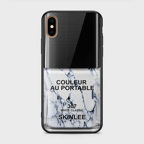 iPhone XS Max Cover- Couleur Au Portable Series - HQ Ultra Shine Premium Infinity Glass Soft Silicon Borders Case