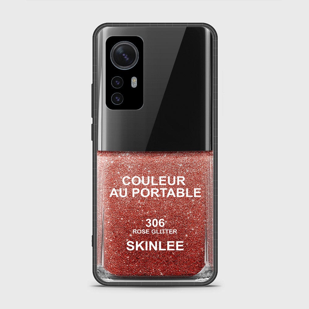 Xiaomi 12 Pro Cover- Couleur Au Portable Series - HQ Ultra Shine Premium Infinity Glass Soft Silicon Borders Case