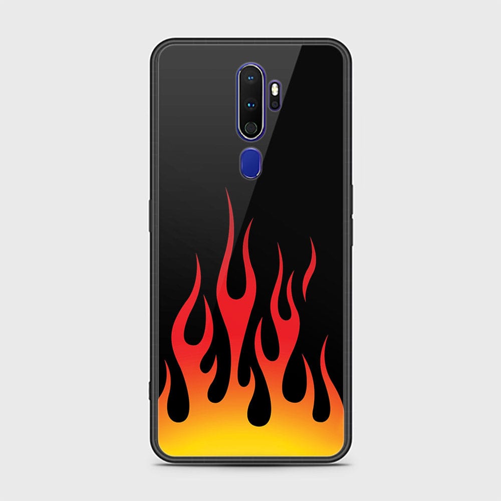 Oppo A9 2020 Cover - Stellar Series - HQ Ultra Shine Premium Infinity Glass Soft Silicon Borders Case