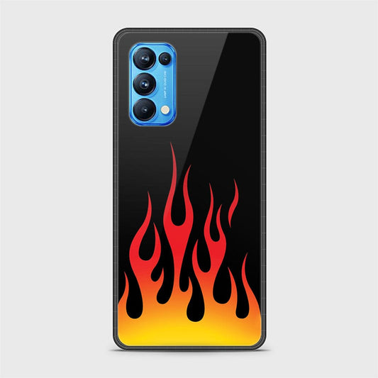 Oppo Reno 5 Pro 5G Cover - Stellar Series - HQ Ultra Shine Premium Infinity Glass Soft Silicon Borders Case