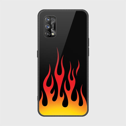 Realme 7 Pro Cover - Stellar Series - HQ Ultra Shine Premium Infinity Glass Soft Silicon Borders Case