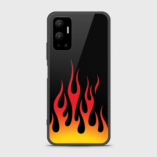 Infinix Hot 12 Cover - Stellar Series - HQ Ultra Shine Premium Infinity Glass Soft Silicon Borders Case