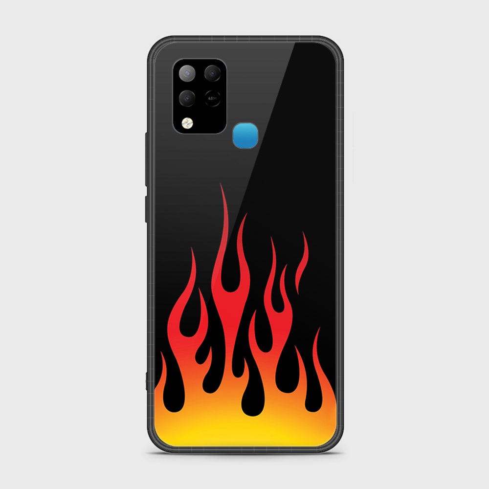 Infinix Hot 10s Cover - Stellar Series - HQ Ultra Shine Premium Infinity Glass Soft Silicon Borders Case