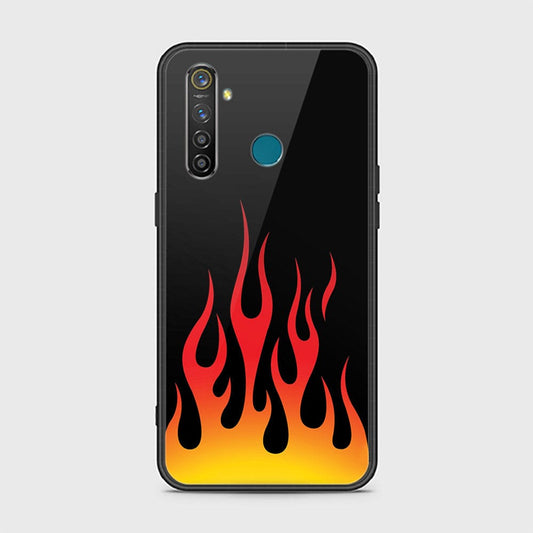 Realme 5 Pro Cover - Stellar Series - HQ Ultra Shine Premium Infinity Glass Soft Silicon Borders Case